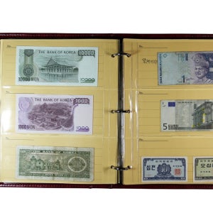 스카이보람 지폐수집 보관 앨범 모음집