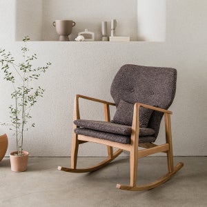 오투가구 마인 스윙 체어 다이닝 거실 원목 흔들의자