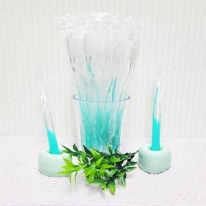 1회용 칫솔 고급 미세모 OPP포장 100개입