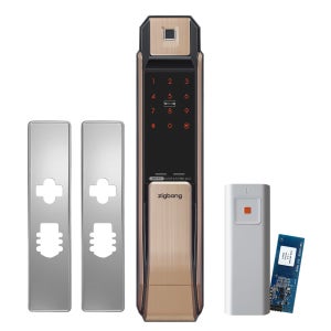 직방 푸시풀 디지털도어락 SHP-P71 리모컨세트+보강판