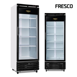 음료수냉장고 -5도 파워냉장 FRE-465RFCB 블랙 디지털 업소용 쇼케이스 냉장고