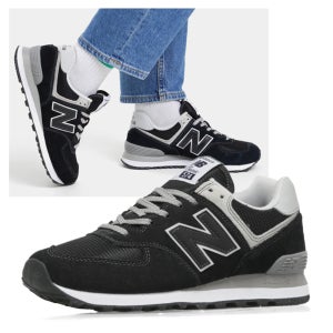[뉴발란스] 운동화 574 스니커즈 블랙 D 스탠다드 남성 공용 ML574EVB