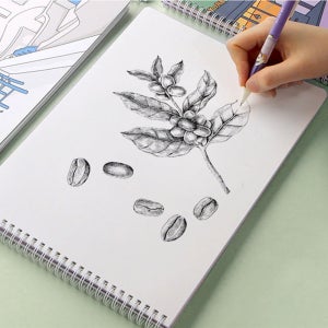 인물화 그림 그리기연습 미술 손그림 두꺼운 스케치북 드로잉 북 4권 세트