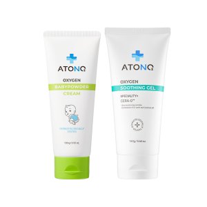 [아토앤오투] 옥시젠 베이비 파우더 크림 + 수딩젤 세트