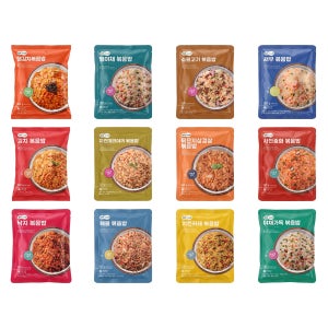 엄지 볶음밥 종류별로 맛보기12종 set 간단한 식사 간편식 자취요리 캠핑음식 집밥