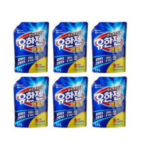 유한젠 산소표백제 액체형 리필 1.1L X 6개