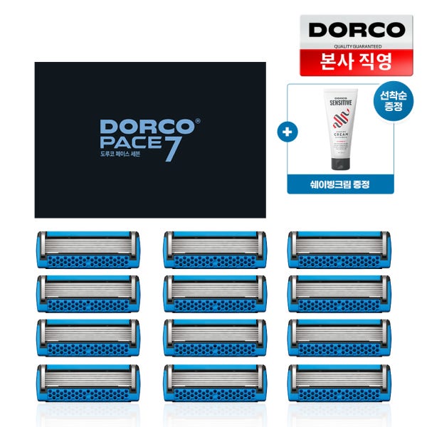 도루코 페이스7 면도날 기획세트 면도날 12입