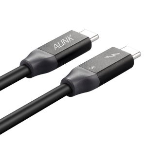 썬더볼트3 C타입 to C 고속 충전 케이블 PD 100W 5K 40Gbps 2m 미러링 T3-C-200