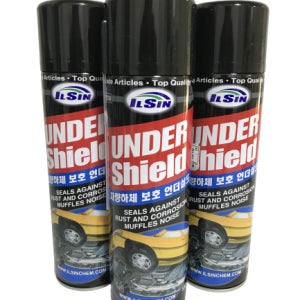 일신 언더코팅 스프레이 부식 소음 방지 하부코팅 언더실드 차량 하체보호 550ml