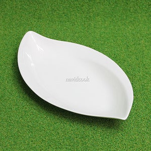 NC8901나뭇잎쿠프1호,회접시,초밥접시,모듬접시,샐러드접시,샐러드볼,부페볼,사각접시,원형접시,도자기