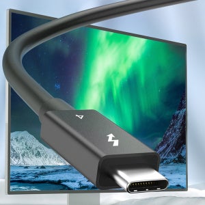 썬더볼트4 PD 100W C타입 to C 케이블 40Gbps E-MARKER 내장 8K 미러링 고속충전 T4-C-100