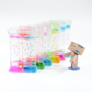 오일 모래시계 타이머 계단 오일멍