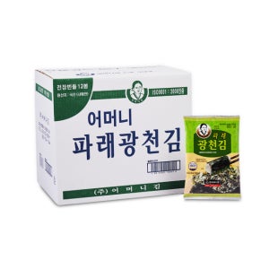 [광천어머니김 본사 발송] 파래전장번들 20g, 36개