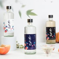 영덕주조 특산주선물세트, 도원결의3종, 복숭아주 360ml x 3병