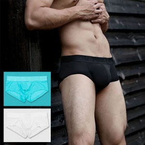 남자 로우라이즈 입체 드로즈 슬림 쿨 냉감 팬티
