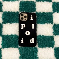polidi logo case black (hard) / 아이폰케이스