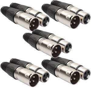 DX-3MF (암수5세트) 캐논 xlr 케이블 마이크 커넥터