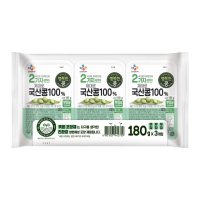 CJ 행복한콩 국산콩두부 부침용 180G 3개