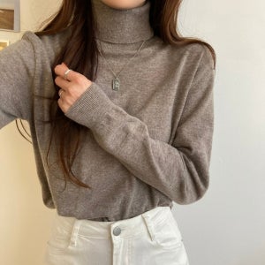 봄 가을 겨울 기본핏 10컬러 니트 폴라