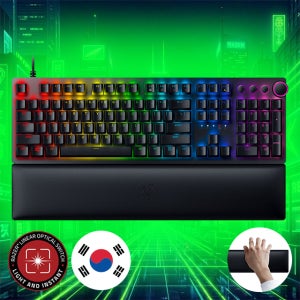 레이저코리아 헌츠맨 V2 리니어축 한글 유선 게이밍 키보드