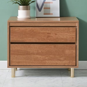 샤인 2단 협탁 600 침대 옆 선반 사이드 서랍장 미니 수납장