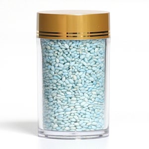 (박스 192개) 인삼 분말 용기 투명 100g 밀폐 페트병 업소용 양념통 플라스틱 용기