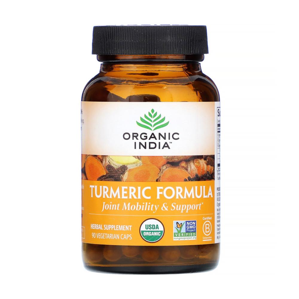 오가닉인디아 Turmeric 포뮬러 <b>조인트 모빌리티 서포트</b> 90베지캡슐