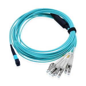 MBF-MPOL303 OM3 8코어 B타입 MPO(F) to LC 광점퍼 코드 3m