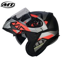 MT ATOM SV W17 MATT FLUOR RED 시스템 헬멧 아톰헬멧