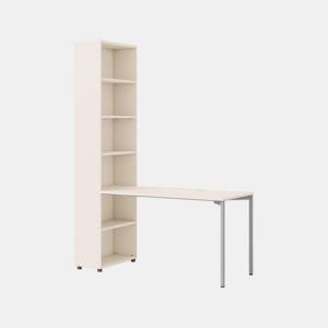 일룸 모드 h형 책상세트 1200x600mm, 6단, 아이보리(IV)