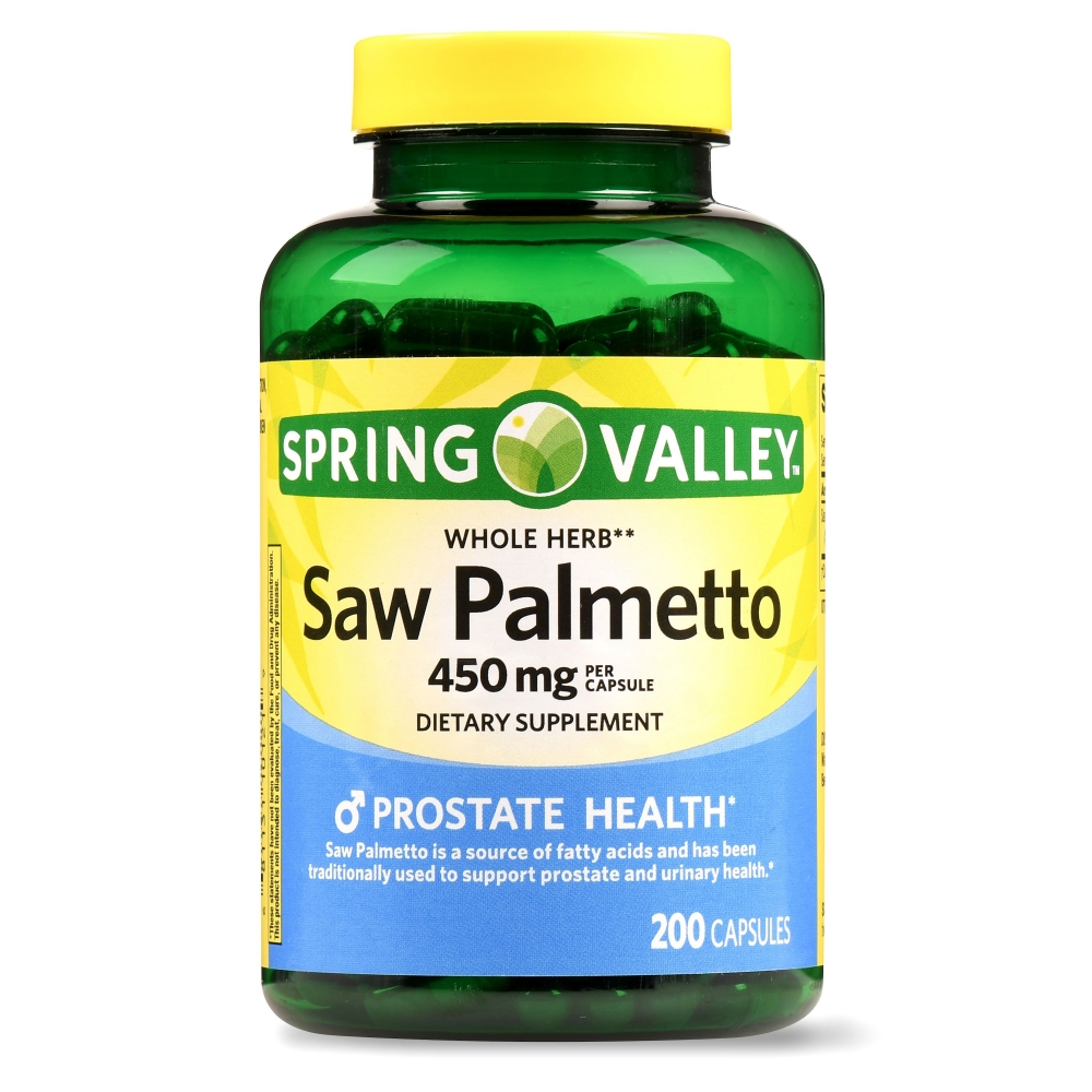 스프링밸리 쏘팔메토 Saw Palmetto 450mg 200 캡슐