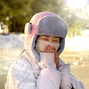 방한용 귀돌이 모자 풀커버 마스크 방한모 군밤장수모자
