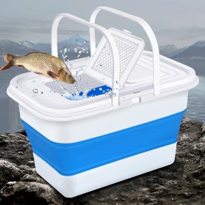 낚시 접이식 살림통 두레박 밑밥통 13L