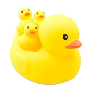 R 오즈토이 오리가족 목욕놀이완구 szh2259 유아 물놀이 삑삑이 장난감 러버 덕