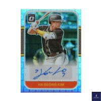 김하성 파니니 돈러스 15장 한정 실버 오토 루키 2021 Donruss Optic Retro silver Auto Rookie/15 야구 MLB (917)