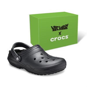 [크록스 본사] 남녀공용 클래식 라인드 클로그 203591-060