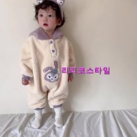 아기 점프수트 겨울 기모 유아 여아 남아 베이비 신생아 오버롤 점프슈트 백일 돌 출산선물