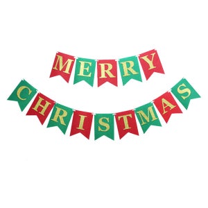 펠트 가랜드 크리스마스 꾸미기 성탄절 데코 장식 글리터