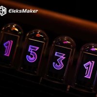 EleksTube 진공관 LED 감성 장식품 글로우 튜브 시계