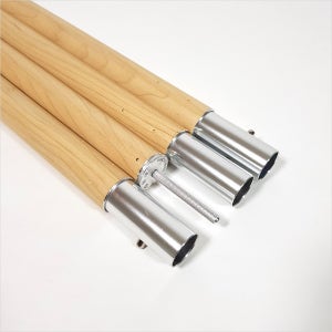 디비바 타프 28￠우드 폴대 4단 총길이240cm 감성 캠핑 알루미늄 높이조절 파이