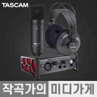 TASCAM 타스캠 US12 HR 스튜디오 패키지 오디오인터페이스 루프백 US1x2HR