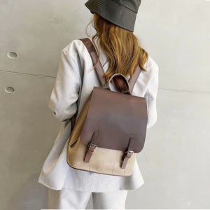 여성 소가죽 캐주얼 가방 출퇴근백팩