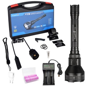 BENONE 베논 TF70 사냥 랜턴 풀세트 충전식 1km 직진광 써치라이트 해루질 캠핑 손전등