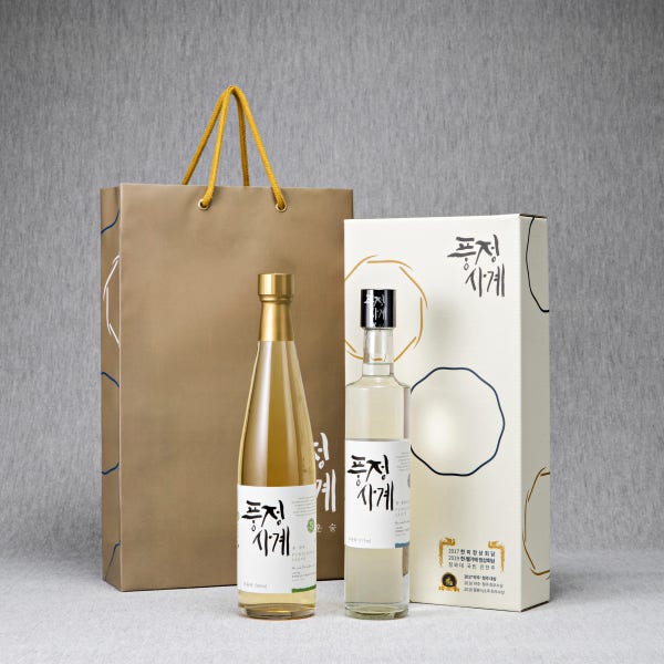풍정사계 춘 추 2종 선물세트 전통주 약주 탁주