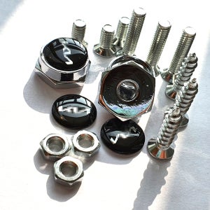 KIA 신형 KN 자동차 카니발 모닝 레이 K5 K7 K9 번호판 볼트 튜닝 파츠 꾸미기 C-B-KN-3