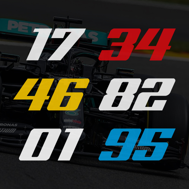 엔트리넘버 스티커 자동차 오토바이 넘버링 숫자 데칼 8cm내외x3.5cm