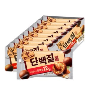 단백질초코볼 코팅 다크 생초콜릿 아몬드 생초콜렛 해바라기 초코바 미니 48g x 8개