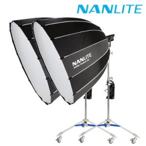 [NANLITE] 난라이트 포르자200 파라볼릭150 소프트박스 투스탠드 세트