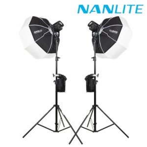 [NANLITE] 난라이트 포르자200 랜턴 소프트박스 80 투스탠드 세트
