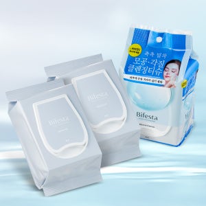 비페스타 클렌징 티슈 미셀라 브라이트닝 46매, 3개